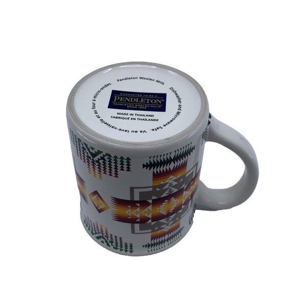 Pendleton Chief Joseph 12oz Coffee Mug Native American Blanket 4” Southwestern - Picture 7 of 8
